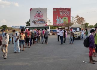 पायी जाणाऱ्या परराज्यातील मजुरांच्या मदतीला प्रशासन- जिल्हाधिकारी राम