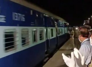 गोरखपूरला जाणारी श्रमिक ट्रेन भिवंडीहून रवाना