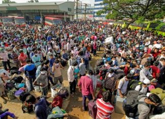 परप्रांतीय मजूरांना आपापल्या राज्यात जाण्यासाठी परवानगी दिली