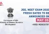 यंदा १८ ते २३ जुलै दरम्यान जेईई, तर २६ जुलैला होणार नीट परीक्षा