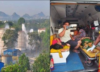 आंध्र प्रदेशात खासगी कंपनीत वायू गळतीनं ११ लोकांचा मृत्यू, २०० अत्यवस्थ