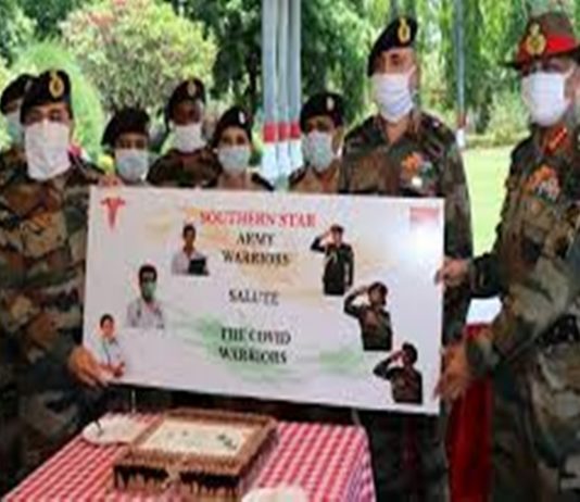 पुण्यात कोरोनाचा प्रादुर्भाव रोखण्यासाठी लष्कर वैद्यकीय पथक