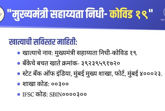 मानवतेचा “स्पर्श” मनाला खूप प्रोत्साहित करणारा – मुख्यमंत्री उद्धव ठाकरे