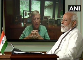 पंतप्रधानांनी बिल गेट्स यांच्याशी साधला संवाद