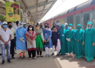 पंढरपुरातून श्रमिक विशेष रेल्वेने ९१८ नागरिक झारखंडकडे रवाना