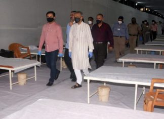 रिचर्डसन क्रूडास कोविड केअर सेंटरची वैद्यकीय शिक्षणमंत्र्यांकडून पाहणी