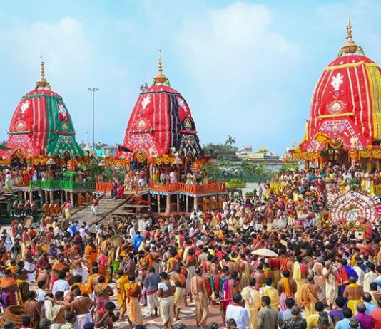 ओडिशातल्या पुरीमध्ये जगन्नाथ रथ यात्रेचं आयोजन