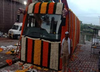 राज्यभरातून विविध पालख्या एसटीने पंढरपुराकडे रवाना