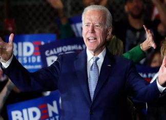 अमेरिकेत जो बायडन डेमोक्रॅटिक पक्षाच्या वतीनं राष्ट्राध्यक्षपदाचे उमेदवार
