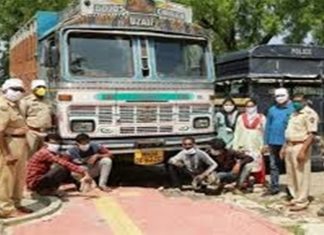 अमरावती जिल्ह्यात गांजाची वाहतूक करणारा ट्रक जप्त