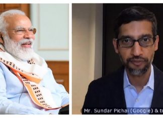 पंतप्रधानांनी गुगलचे मुख्य कार्यकारी अधिकारी सुंदर पिचाई यांच्याशी साधला संवाद