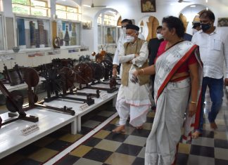 सेवाग्राम आश्रमास राज्यपाल भगत सिंह कोश्यारी यांची भेट