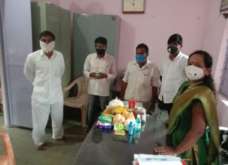 स्वातंत्र दिनाच्यानिमित्त कातेवाडी गावामध्ये दिव्यांगांना जीवनावश्यक वस्तूंचे वाटप