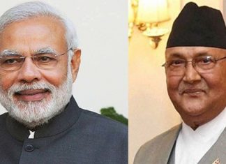 पंतप्रधान नरेंद्र मोदी आणि नेपाळच्या पंतप्रधानांदरम्यान दूरध्वनी संवाद