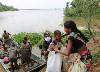 भारतीय सैन्य दलाकडून महाराष्ट्र आणि मध्य प्रदेशात पूर बचावकार्य