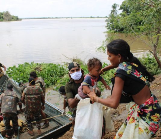 भारतीय सैन्य दलाकडून महाराष्ट्र आणि मध्य प्रदेशात पूर बचावकार्य