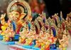गणेश मंडळानी केवळ 4 फुट गणेश मूर्ती तर घरात 2 फुटाच्या आतील गणेशमुर्ती