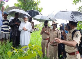 पालघर जिल्ह्यात विवेक पंडित यांचा दौरा
