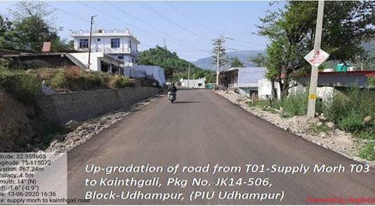 लडाखमध्ये जुलै 2020 पर्यंत 699 कि.मी. चे 96 रस्ते आणि 2 पुलांचे काम पीएमजीएसवाय अंतर्गत पूर्ण