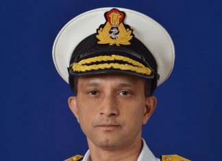 व्हाइस ऍडमिरल एसआर शर्मा, एव्हीएसएम, व्हीएसएम यांनी भारतीय नौदलाचे चीफ ऑफ मटेरिअल म्हणून पदभार स्वीकारला