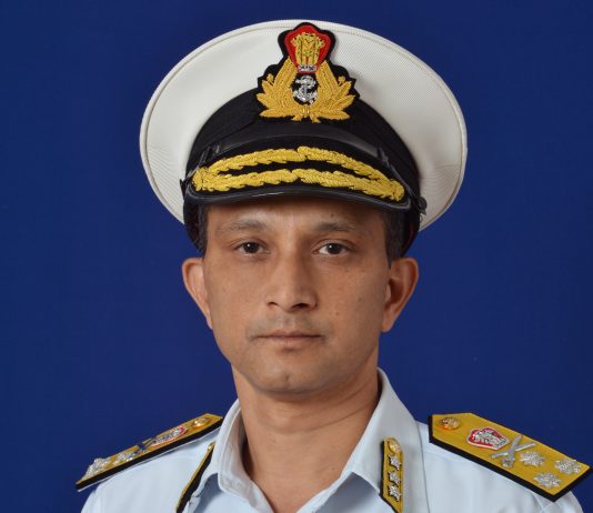 व्हाइस ऍडमिरल एसआर शर्मा, एव्हीएसएम, व्हीएसएम यांनी भारतीय नौदलाचे चीफ ऑफ मटेरिअल म्हणून पदभार स्वीकारला