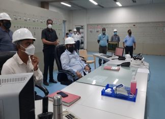 ऊर्जामंत्री नितीन राऊत यांच्यांकडून उरण इथल्या गॅस थर्मल पॉवर स्टेशनची पाहणी