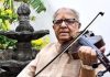 सुप्रसिद्ध व्हायोलिन वादक टी.एन.कृष्णन यांचं काल रात्री चेन्नई इथं निधन