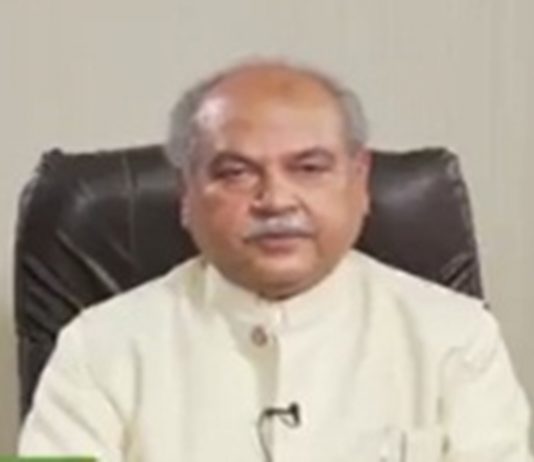 नव्या कृषी कायद्यामुळे कृषी क्षेत्र आणखी मजबूत होईल – नरेंद्र सिंह तोमर