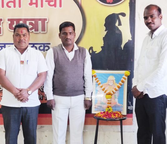 संभाजी ब्रिगेडच्यावतीने राष्ट्रसंत गाडगे महाराजांचा स्मृतीदिन थेरगाव येथे साजरा