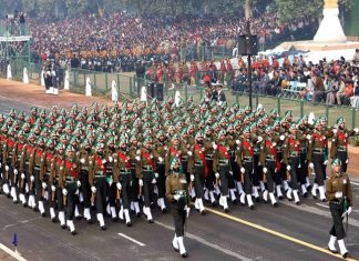 प्रजासत्ताक दिनाच्या संचलनाची रंगीत तालीम नवी दिल्लीत राजपथावर होणार