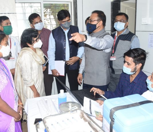 कोविड 19 लसीकरण मोहीमेस प्रशासन सज्ज – जिल्हाधिकारी डॉ.राजेश देशमुख