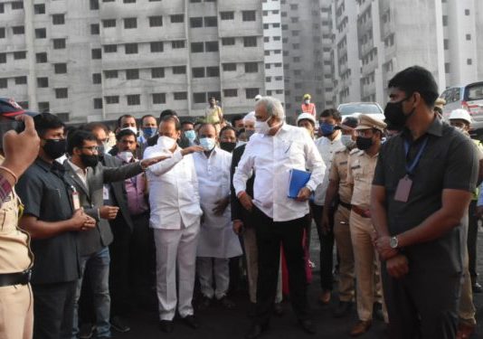 पिंपरी चिंचवड येथील प्रधानमंत्री आवास योजनेंतर्गत गृह प्रकल्प योजनेची उपमुख्यमंत्री अजित पवार यांनी केली पाहणी