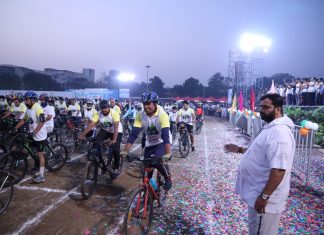 ‘रिर्व्हर सायक्लोथॉन’मध्ये ८ हजार ७९० सायकलपटूंचा सहभाग