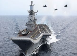 नौदलाचे आयएनएस प्रलय हे जहाज अबू धाबी इथं दाखल