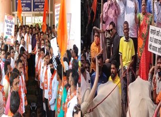 इंधन दरवाढीविरोधात शिवसेनेचं राज्यभर आंदोलन