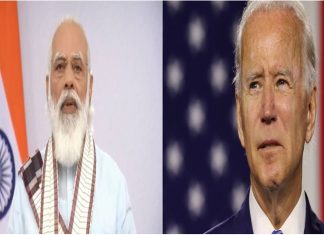 प्रधानमंत्री नरेंद्र मोदी आणि अमेरिकेचे नवे अध्यक्ष ज्यो बायडन यांच्यात चर्चा