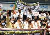राज्यात महाविकास आघाडी विरोधात भाजपाचं अनेक ठिकाणी निदर्शनं