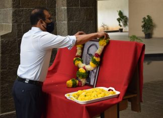 भारतरत्न डॉ. बाबासाहेब आंबेडकर यांच्या जयंतीदिनी प्रशासनाकडून अभिवादन