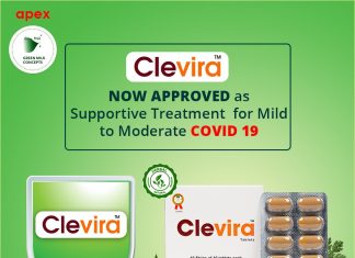 सौम्य ते मध्यम कोविड-१९वरील सहाय्यक उपचार म्हणून ‘क्लेविरा’ला भारत सरकारकडून नियामक मंजुरी देण्यात आली आहे