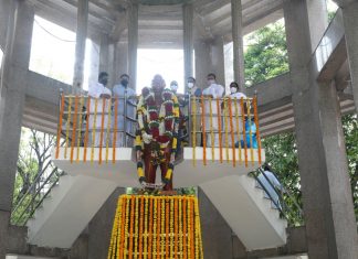 भारतरत्न डॉ. बाबासाहेब आंबेडकर यांच्या जयंतीनिमित्ताने समाज कल्याण विभागाच्या वतीने राज्यमंत्री विश्वजीत कदम यांनी केले अभिवादन