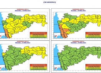 तौक्ते चक्रीवादळ आज रात्री उशीरा किंवा उद्या महाराष्ट्राच्या किनारपट्टीवर धडकण्याची शक्यता