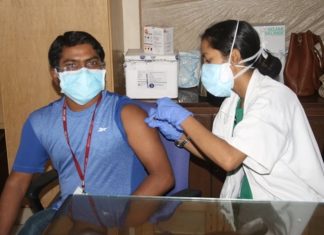 राष्ट्रीय जलविद्युत निर्मिती प्राधिकरणाने केली लसीकरणाची मोहीम सुरू