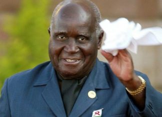 झांबियाचे पहिले राष्ट्राध्यक्ष केनेथ कौंडा यांचं निधन