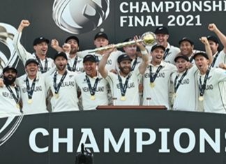 पहिल्या जागतिक कसोटी क्रिकेट अजिंक्यपद स्पर्धेचं विजेतेपद न्यूझीलंडनं पटकावलं