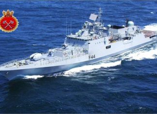 भारतीय युद्धनौका ‘तबर’ अफ्रिका आणि युरोपच्या प्रवासावर