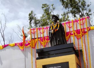 छत्रपती राजर्षीशाहू महाराज यांच्या 147 व्या जयंतीनिमित्त आम आदमी पार्टी तर्फे अभिवादन