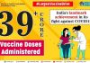 कोरोना प्रतिबंधक लसींच्या आजवर 39 कोटी 53 लाखांहून अधिक मात्रा देण्यात आल्या