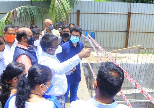 पावसाचे पाणी साठविण्यासाठी भूमिगत टाक्या; मंत्री आदित्य ठाकरे यांनी घेतला कामाचा आढावा