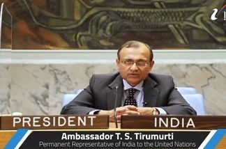 संयुक्त राष्ट्र संघाच्या सुरक्षा परिषदेचं ऑगस्ट महिन्यासाठीचं अध्यक्षपद भारताकडे