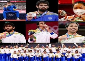 टोकियो ऑलिम्पिक पदकविजेत्या खेळाडूंचा आज भारतीय क्रीडा प्रधिकरणाच्या वतीनं सत्कार